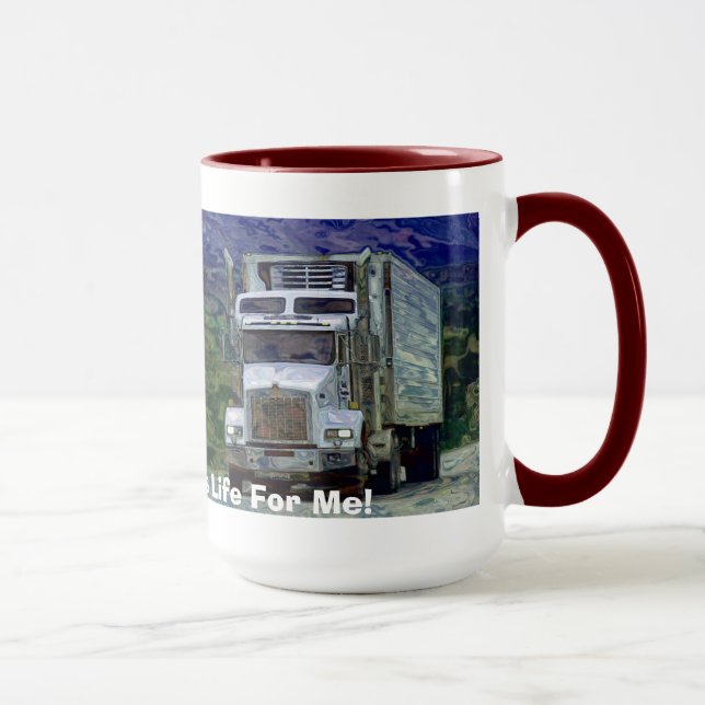 TAZA TRUCKERS GRANDES TRUCK STOP COFFEE MUGS (Derecha)