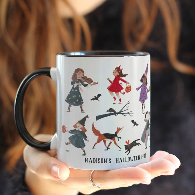 Taza Truco de Halloween o tratar a los niños (Subido por el creador)