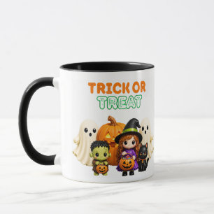 Taza Truco o trato – Amigos adorables de Halloween