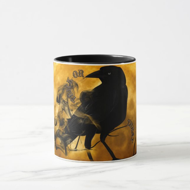Taza "Truco o trato" Halloween Black Crow Mug (Centro)