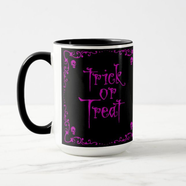 Taza Truco o trato morado envenenado (Izquierda)