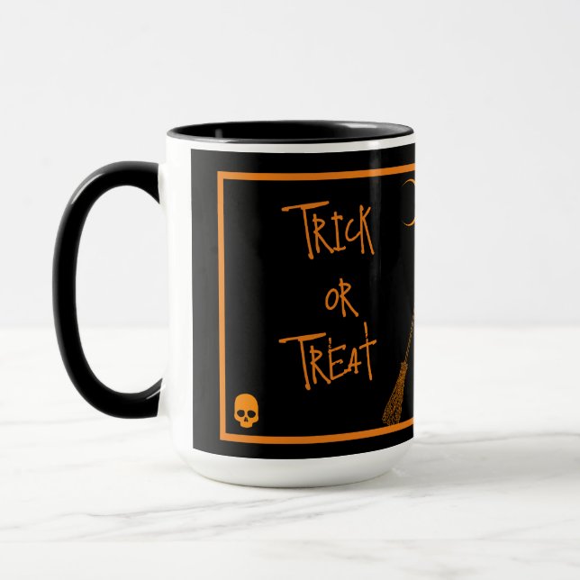 Taza Truco o truco de Halloween (Izquierda)