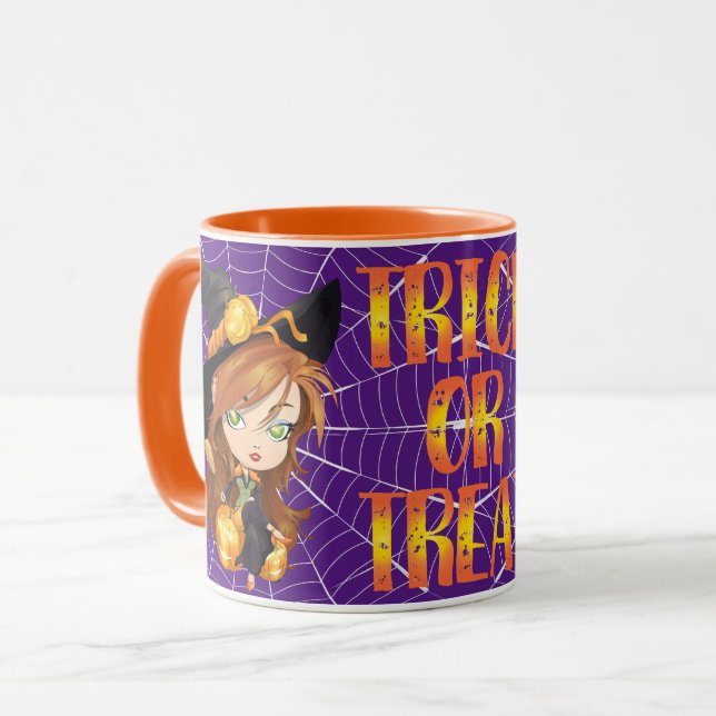 Taza Trucos o tratamientos (Anverso izquierdo)