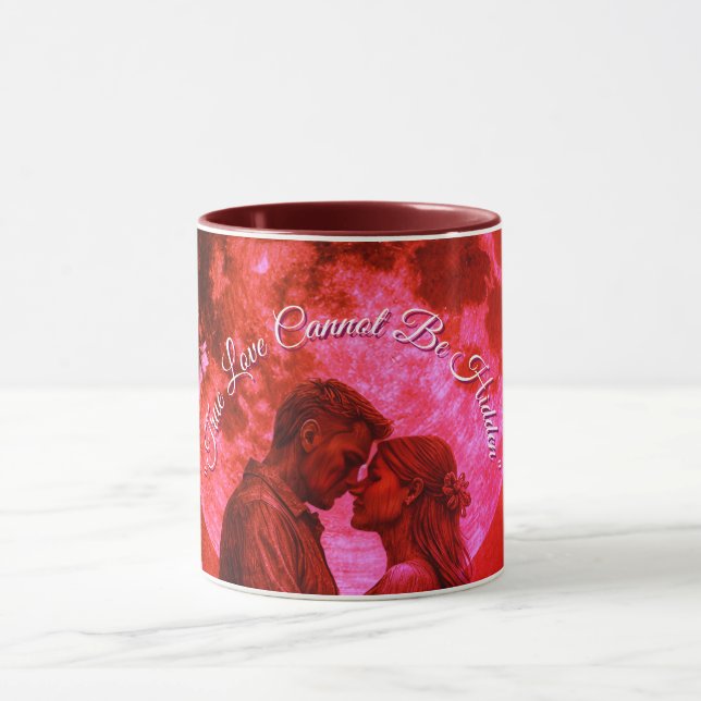 Taza True love Cannot Be Hidden Coffe Mug (Centro)