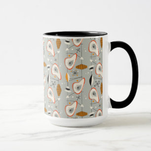 Taza Trullo geométrico y modelo azul