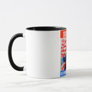 TAZA TRUMP 2024 MANTENIENDO PRIMERO A ESTADOS UNIDOS