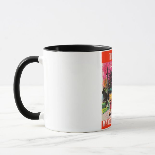 TAZA TRUMP 2024 SE HA TOMADO MI PERRO (Izquierda)