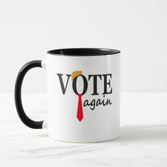 Taza Trump 2024 vuelve a votar como regalo patriótico e (Izquierda)