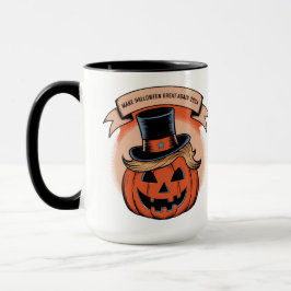 Taza Trump calabaza Halloween Mug: Nuevo modelo festivo
