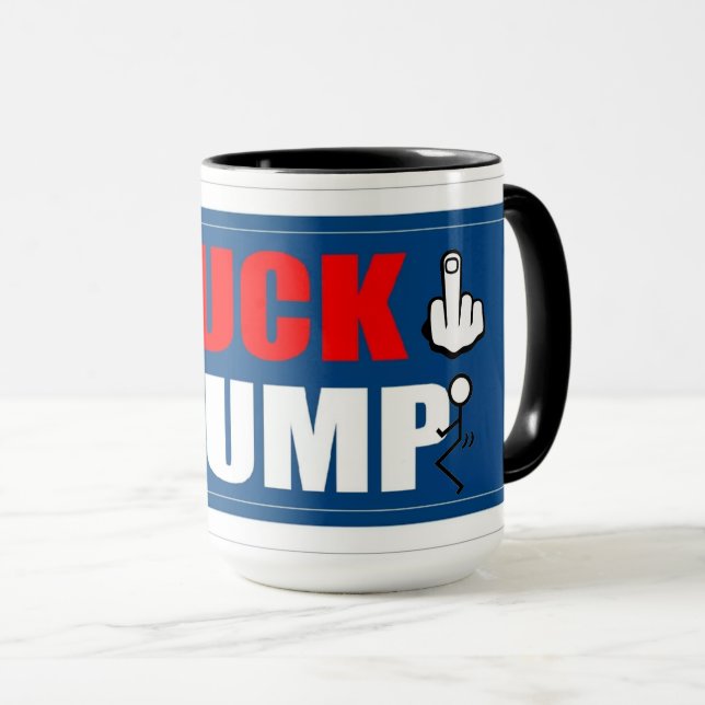 Taza Trump de 2 toneladas de hongos anti Trump (Anverso derecho)