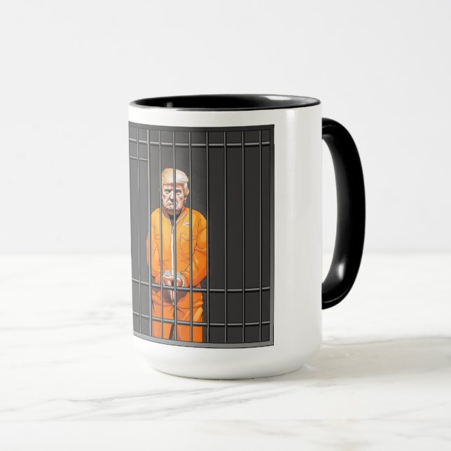 Taza Trump en prisión (Anverso derecho)