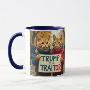 Taza Trump es un movimiento de resistencia a gatos trai