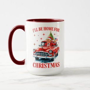 Taza Trump: Estaré en casa para Navidades