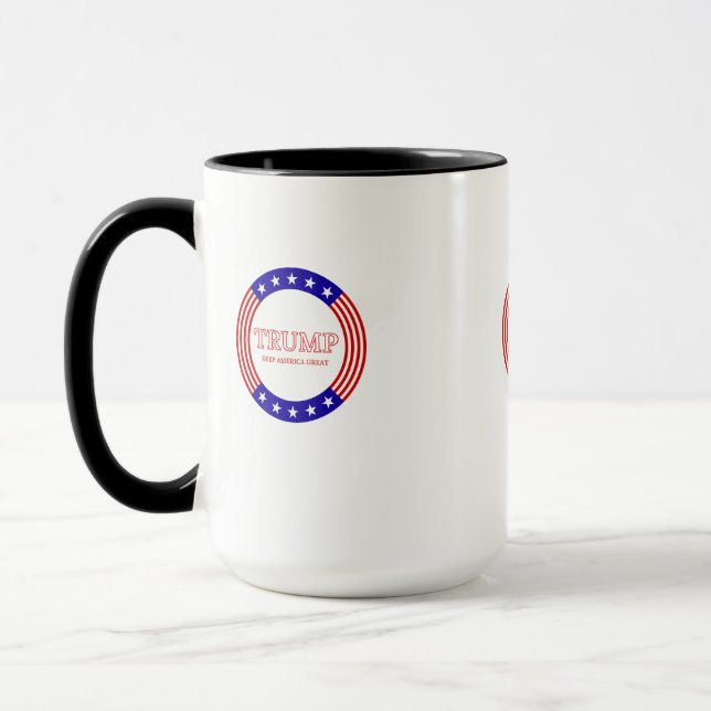 Taza Trump mantiene a Estados Unidos grande (Izquierda)