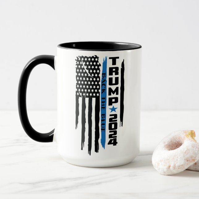 Taza Trump Mug: De vuelta a la azul (Con donut)