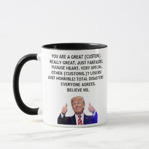 Taza Trump Mug Personalizado Para Mamá Papá Hermana,