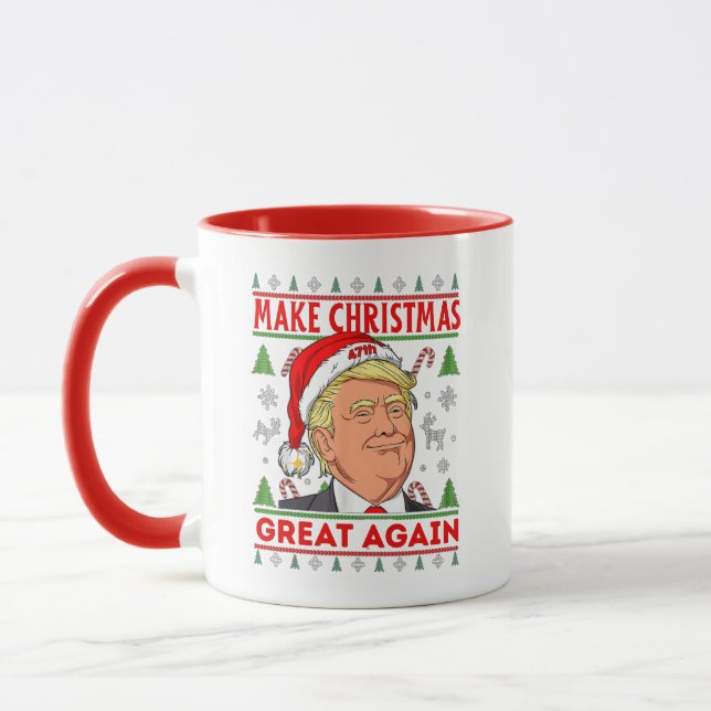 Taza Trump obsequia a Mug, Donald Trump Feliz Navidad (Izquierda)