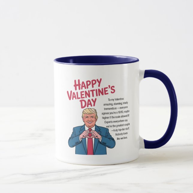 Taza Trump Valentine's Day  (Derecha)