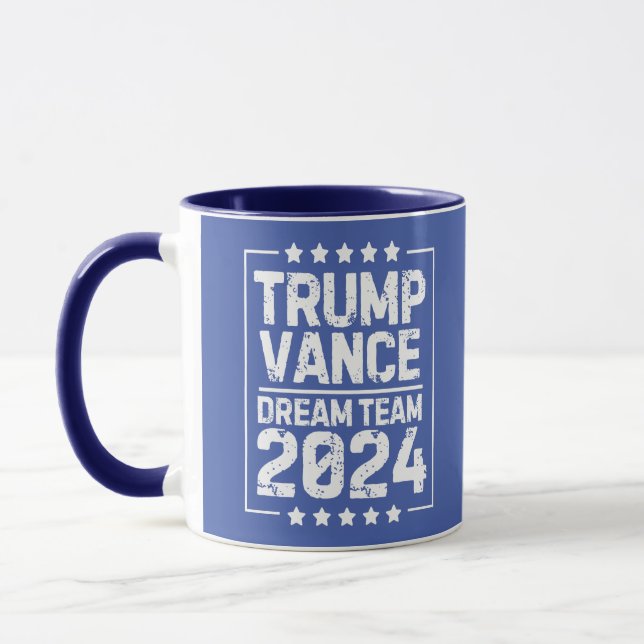 Taza Trump Vance: Dream Team 2024 (Izquierda)