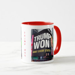 TAZA TRUMP WON IN EVERY STATE   MUG