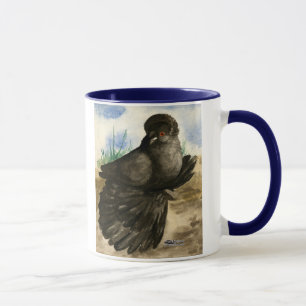 Taza Trumpeter inglés Dun Pigeon