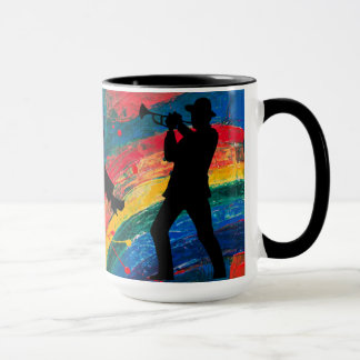 Taza Trumpeter Silhouettes