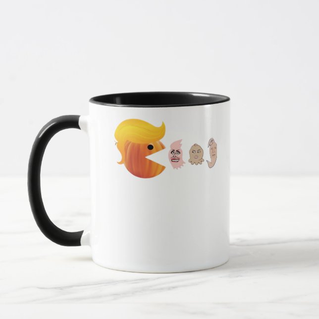 Taza Trumpkin comiendo el clásico demócrata - Salón sat (Izquierda)