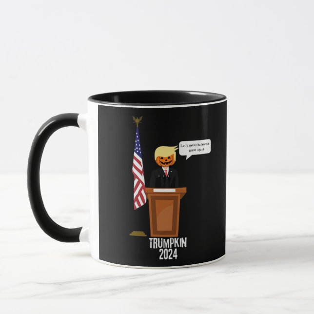 Taza Trumpkin Hagamos de Halloween un gran clásico (Izquierda)