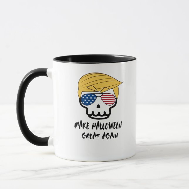 Taza Trumpkin Halloween vuelve a hacer que Halloween se (Izquierda)