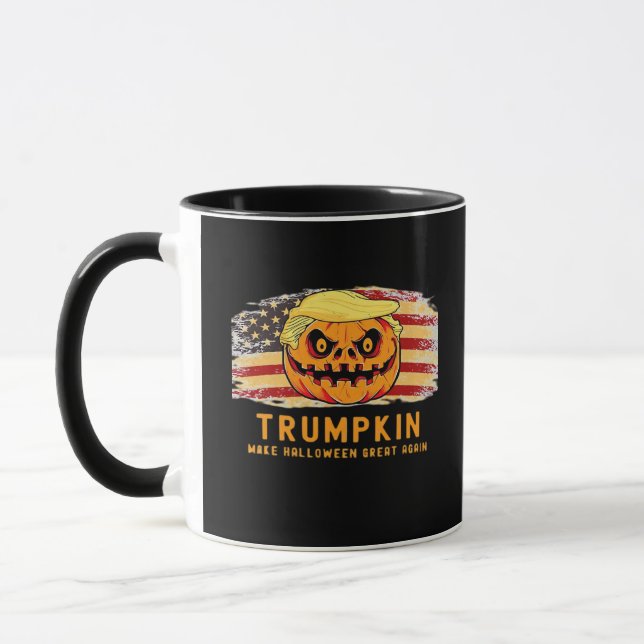 Taza Trumpkin vuelve a hacer que Halloween sea grande y (Izquierda)