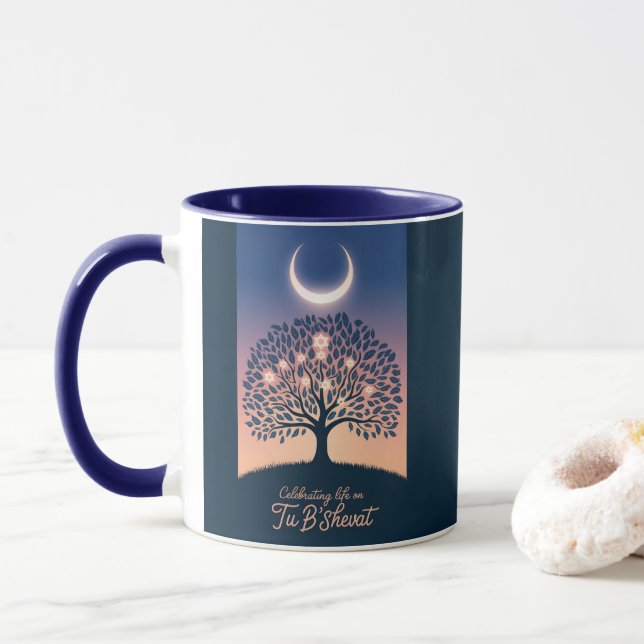 Taza Tu B'Shevat : Un Rayon de Lumière (Con donut)