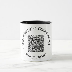 Taza Tu código QR Analizar información de análisis de t