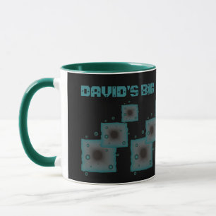 Taza Tu nombre Big Machine Brew Sci Fi Fantasy Green