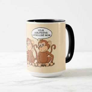Taza Tu Novia Se Parece A Un Mono Gracioso
