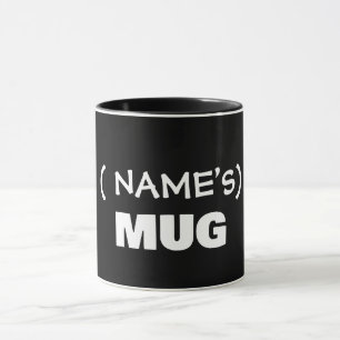 Taza Tu texto aquí, personalizable mug