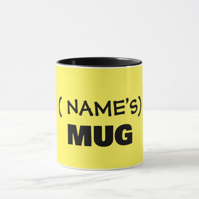 Taza Tu texto aquí, personalizable mug (Centro)