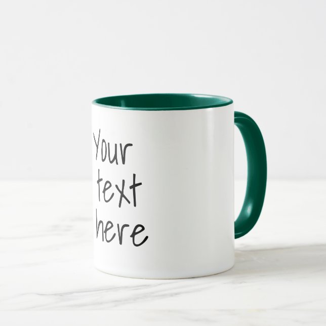 Taza Tu texto aquí, personalizable mug (Anverso derecho)