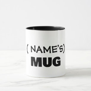 Taza Tu texto aquí, personalizable mug