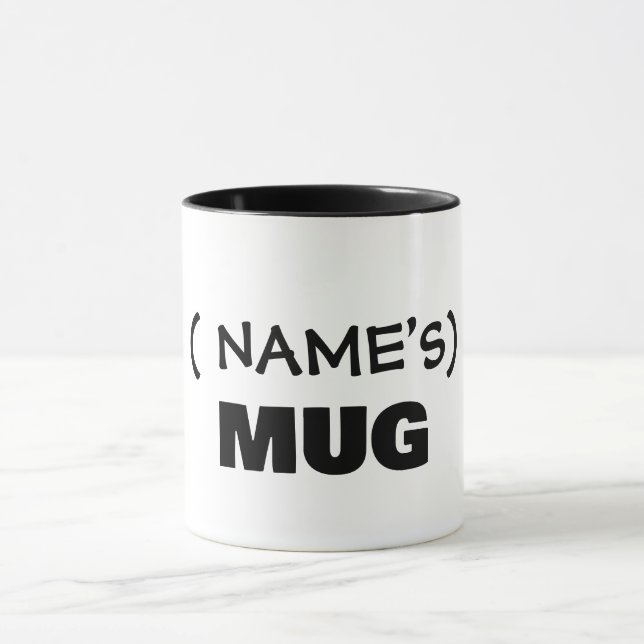 Taza Tu texto aquí, personalizable mug (Centro)
