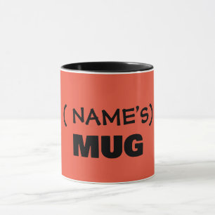 Taza Tu texto aquí, personalizable mug