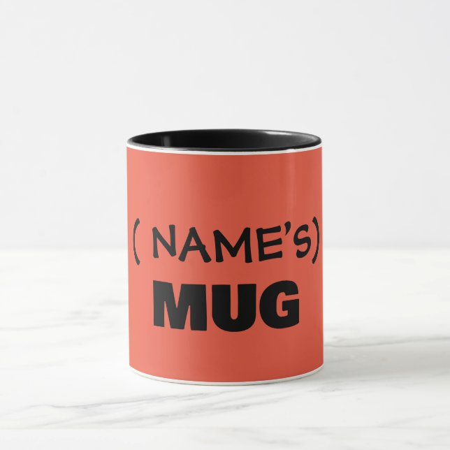 Taza Tu texto aquí, personalizable mug (Centro)
