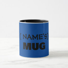 Taza Tu texto aquí, personalizable mug