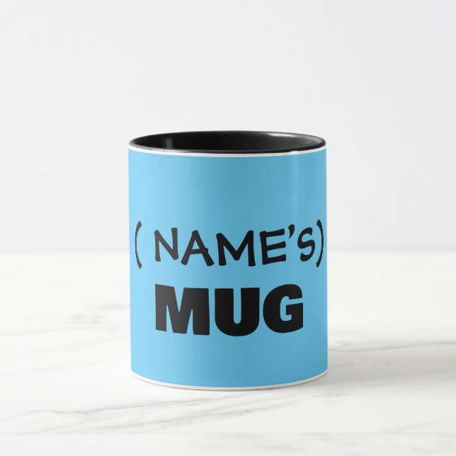 Taza Tu texto aquí, personalizable mug (Centro)
