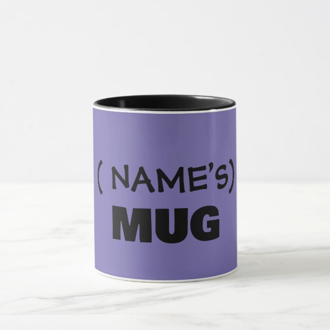 Taza Tu texto aquí, personalizable mug (Centro)