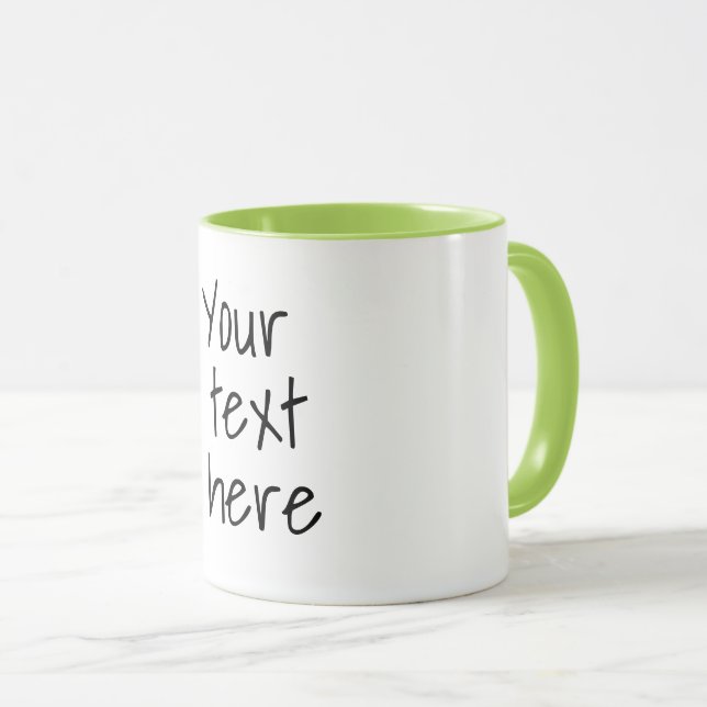 Taza Tu texto aquí, personalizable mug (Anverso derecho)