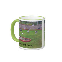 Tu texto Pigeons Flying Bird Garden Mugs
