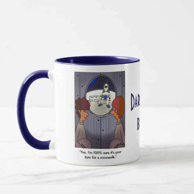 Taza Tu Turno Para Una Mug De La Marcha De La Luna (Izquierda)