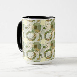 Taza Tuba Music Note Fragments Mug