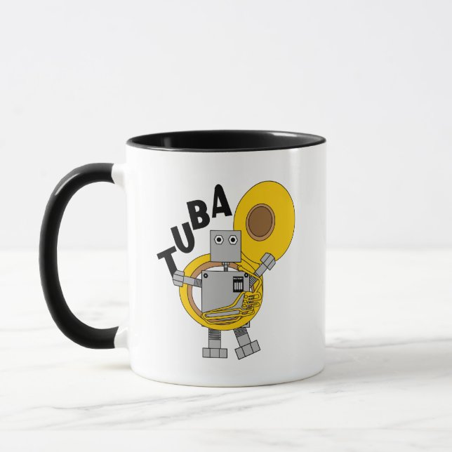 Taza Tuba Robot Text (Izquierda)