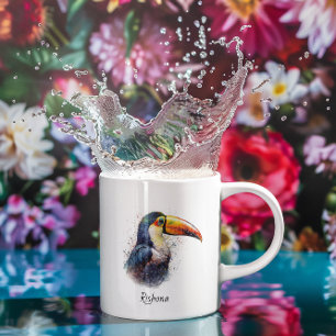 Taza Tucán Esplendor Tropical, personalizado